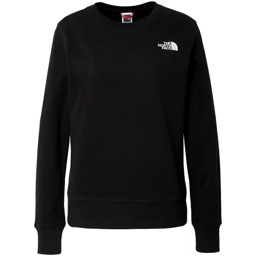 The North Face Sweater majica crna / bijela