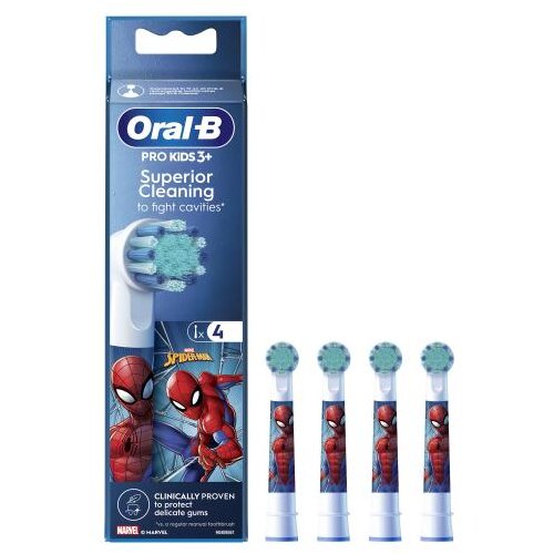 Oral-b Kids Brush Heads Spider-Man nadomestni nastavki 4 kos Cene