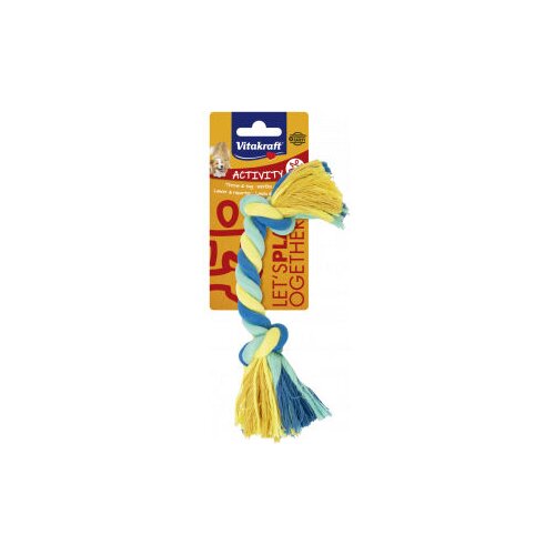 Vitakraft Pamučni potezač, 20 cm, 50 g, 2 čvora, &Scaron;areni Cijene