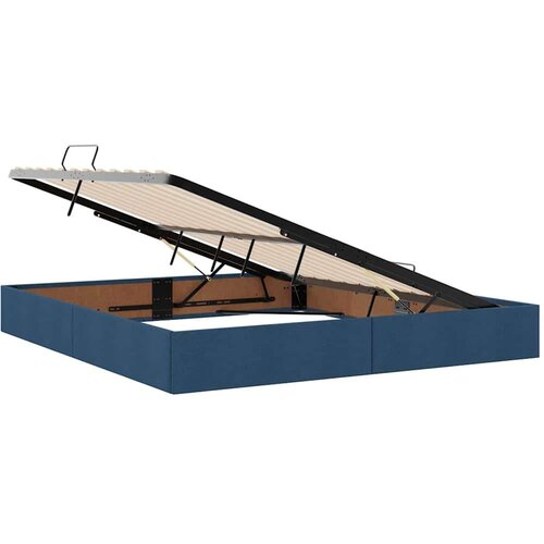  Krevet s madracem i skladi&amp;scaron;tem s madracem Plava 160 x 200 cm Slike