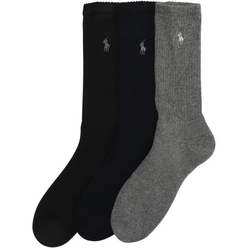Polo Ralph Lauren Čarape 'CREW W/PP-CREW-3 PACK' plava / siva / crna Cijene