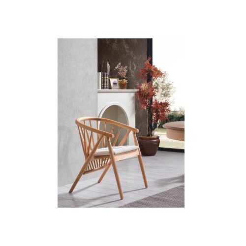 Hanah home Rastegljivi trpezarijski sto i stolice Eva, 118-158 cm, 4 stolice, Smeđa Slike