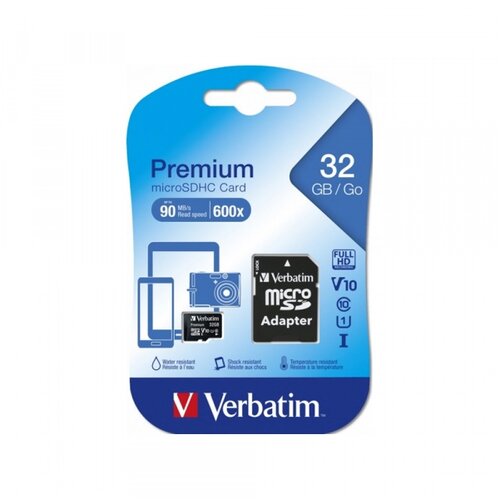 Verbatim Kartica mikro SD 32 GB + adapter klasa 10 Cene
