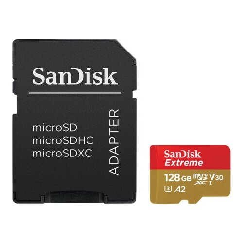 San Disk memorijska kartica extreme microSDXC, A2, V30, U3 128GB ( 0001266834 ) Cene