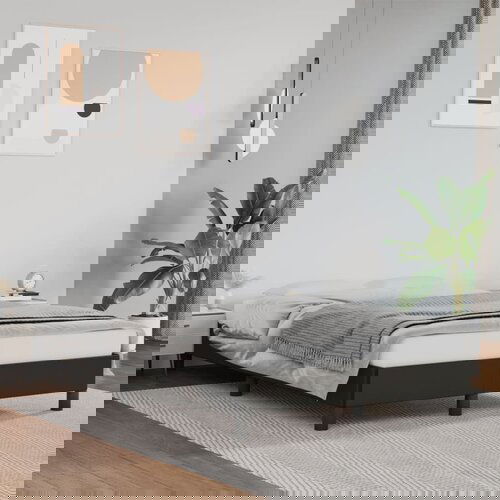 Furnova Posteljni okvir brez vzmetnice črn 120x190 cm, (21941389) Slike