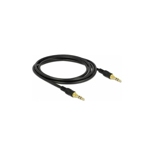 Delock 85549 audio priključni kabel [1x 3,5 mm banana utikač - 1x 3,5 mm banana utikač] 2 m crna Cijene