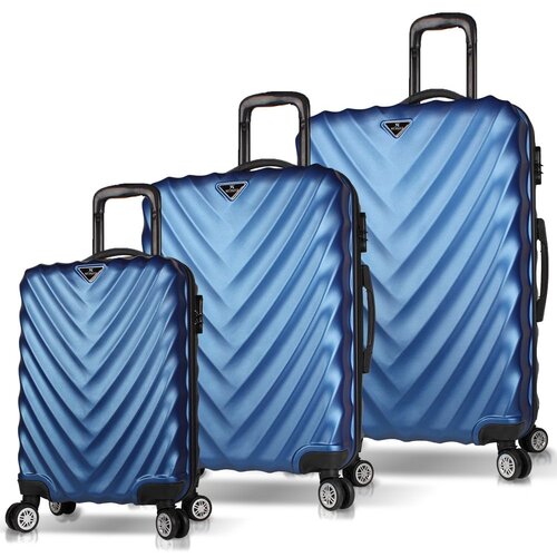 Lucky Bees Set kofera 6654, 3 dijela, Plavi Slike