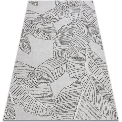 RugsX Preproge Preproga LIRA E1482 Listi, strukturna, moderna, gl 160x220 cm Siva Cene