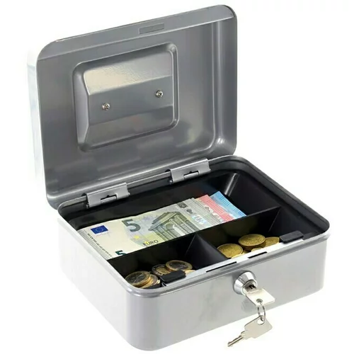 ROTTNER Kutija za novac 2 Silver (20 mm x 16,5 m x 9 cm, Srebrne boje)