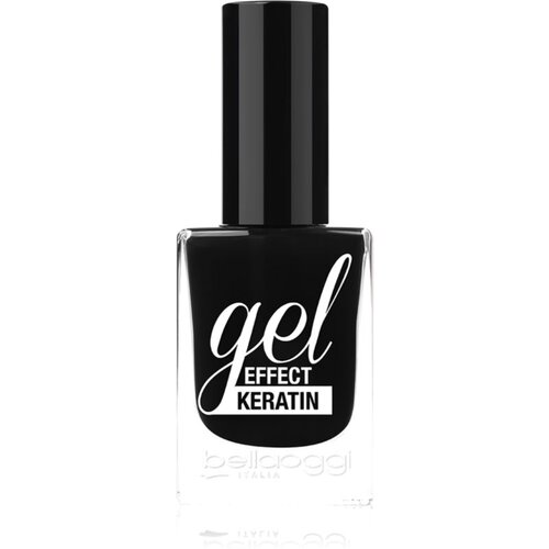 bellaoggi Gel Effect Keratin Nail Polish lak za nohte odtenek Black To Gold 10 ml Cene