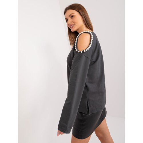 FANCY Blouse-FA-BZ-9198.26X-graphite Cene
