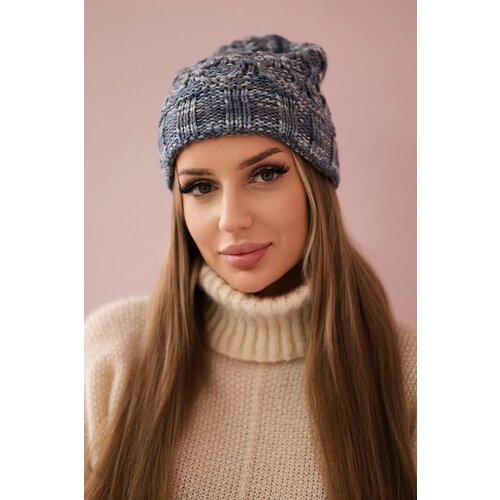  Cap with fleece Melisa K241 navy blue+blue Slike