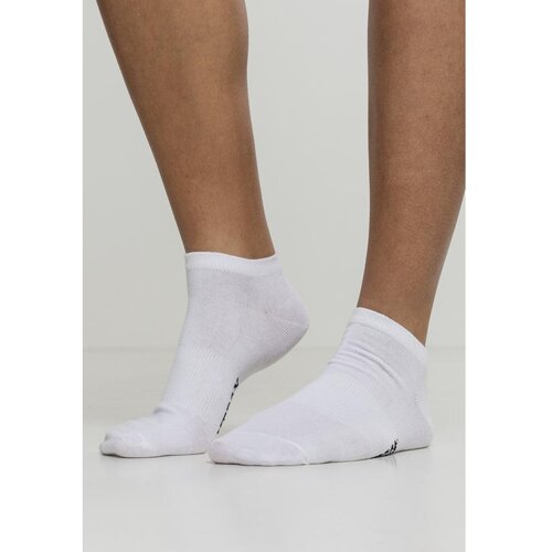 Urban Classics Logo No Show Socks 5-Pack white Slike