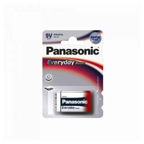 Panasonic Everyday Power 9V Block Batteries 6LF22EPS/1BP baterija Slike