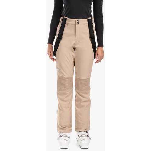 Kilpi Women's softshell ski pants DIONE-W Beige Slike