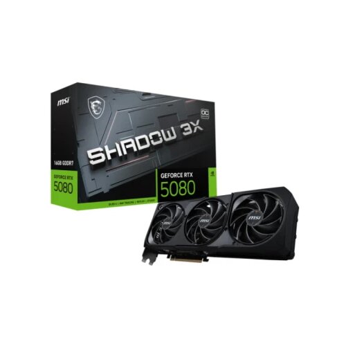 MSI svga RTX5080 shadow 3X oc 16GB GDDR7, V531-003R Slike