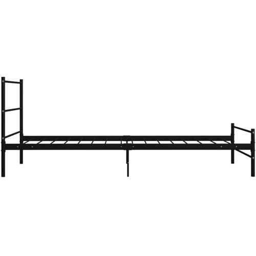  Okvir za krevet crni metalni 90 x 200 cm Slike