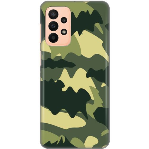 silikonska maska za Samsung A235F Galaxy A23 4G/5G Army Print Skin maslina Slike