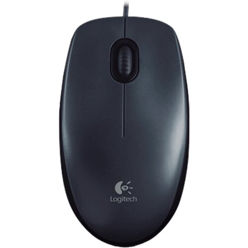 Logitech žična optična mi&amp;scaron;ka USB M100 črna Slike