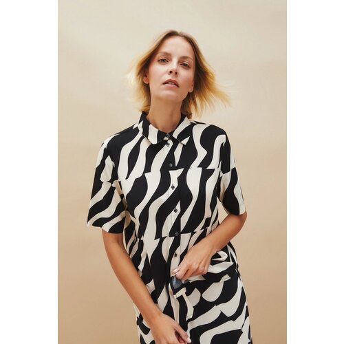 Marisse Women's Shirt L-Ko-4620 Black Cene