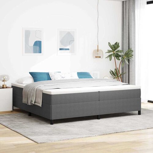  Krevet s opruga kutije Svjetlosiva 200 x 200 cm Kordura tekstil Cijene