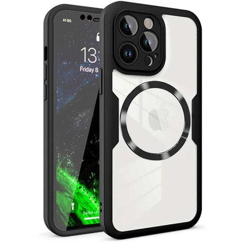 Techsuit ColorVerse 360 MagSafe serija obostrana za&scaron;titna maskica za iPhone 12 Pro &ndash; crna Cijene