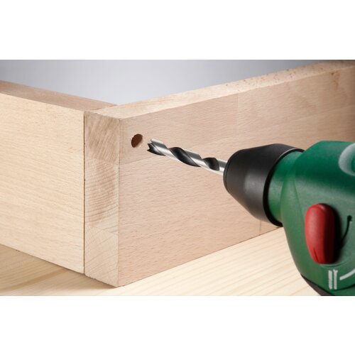 Einhell 3-delni set kofera sa po 5 burgija za drvo, metal i kamen, 3-8 mm za metal i 4-10 mm za drvo i kamen ( 49109157 ) Slike