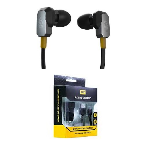 Cat PHONES Active Urban &ndash; Rugged slu&scaron;alice + Active Urban Dual USB punjač za auto Cijene