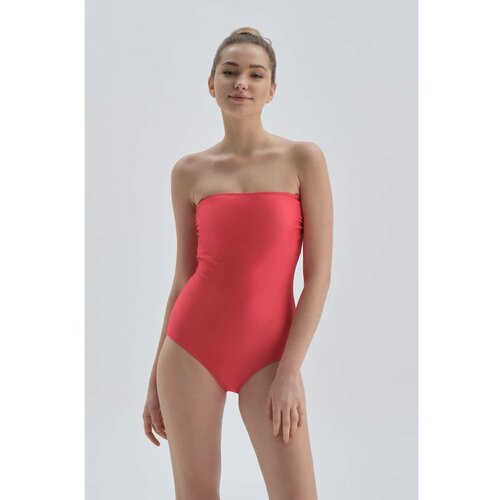 Dagi Swimsuit - Red - Plain Cene