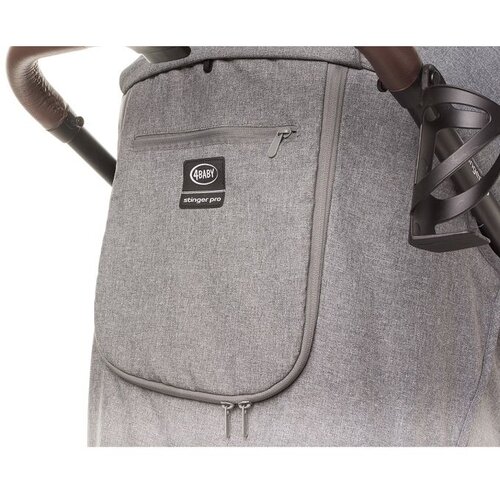 4Baby kolica Stinger PRO - Melange Light Grey Slike
