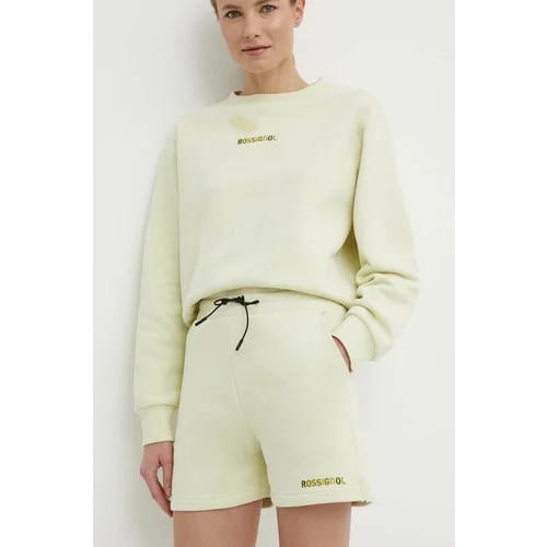 Rossignol Kratke hlače za žene, boja: zelena, bez uzorka, visoki struk, RLMWP42