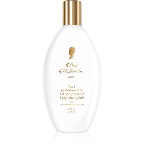 Pani Walewska White 2 in 1 gel za tu&amp;scaron;iranje i kupka od mjehurića 2 u 1 475 ml Slike