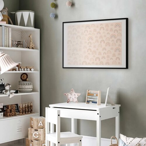  Plakat - Pastel Rainbows 30x21 Crni okvir s margom Cijene