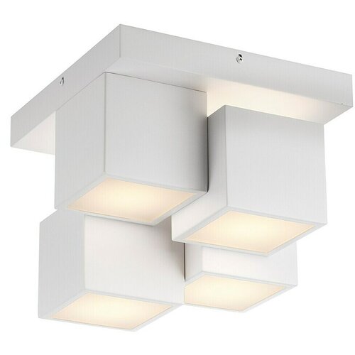 JUST LIGHT LED stropna svjetiljka Tetris (19 W, D x &amp;Scaron; x V: 30 x 30 x 25 cm, Bijela, Topla bijela) Slike