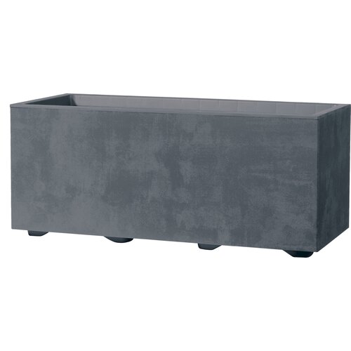 DEROMA Korito za rastline &amp;quot;Millenium&amp;quot; 59 cm z zbiralnikom vode - Sandstone - pepelnato siva Slike