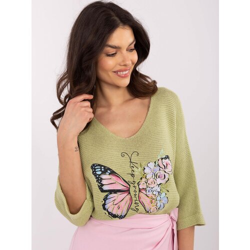 Italy Moda Sweater-MI-SW-7002.17-pistachio Cene