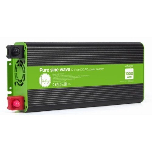 Gembird EG-PWC-PS1000-01 12V Cist sinusni inverter DC/AC 1000W + USB port, 2,7KG Cene