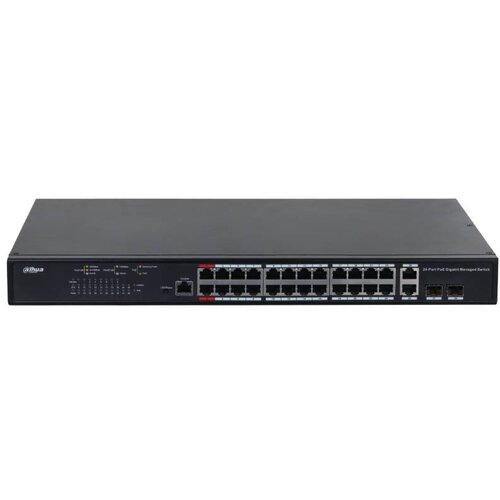 Dahua PFS4226-24GT-370 26-Port Managed Gigabit Switch with 24-Port PoE Slike