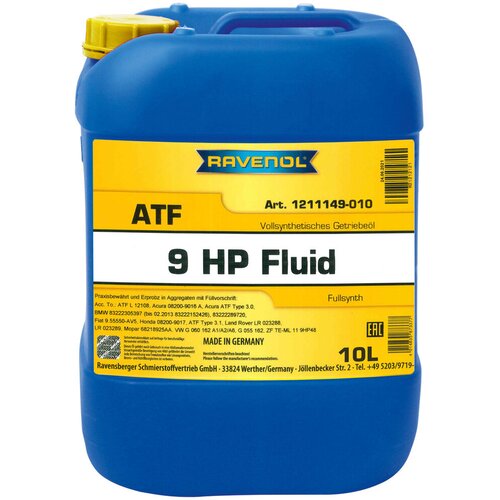RAVENOL Ulje za menjače ATF 9HP Fluid, 10 l Cene