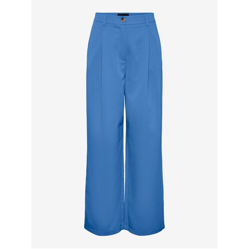 Pieces Blue Women&amp;#039;s Wide Pants Thelma - Women Slike