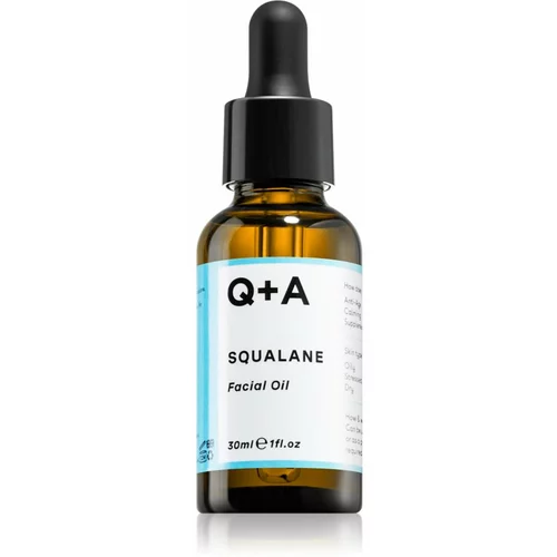 Q+A Squalane ulje za lice s hidratantnim učinkom 30 ml