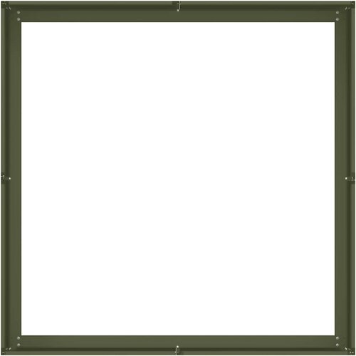 Sadilica maslinastozelena 100x100x30 cm od čelika Slike