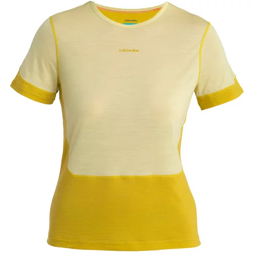 ICEBREAKER Funkcionalna majica 'Energy Wind' med / pastelno rumena