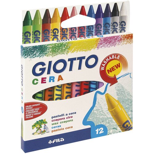  Boje voštane 12boja kartonska kutija giotto fila 2812 blister Cene