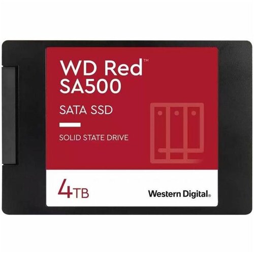 Western Digital SSD Red 4TB 2.5'' SATA III 6Gb/s Red Cene