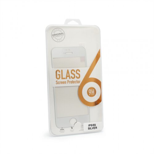 Tempered glass za iphone 5 srebrni Cene