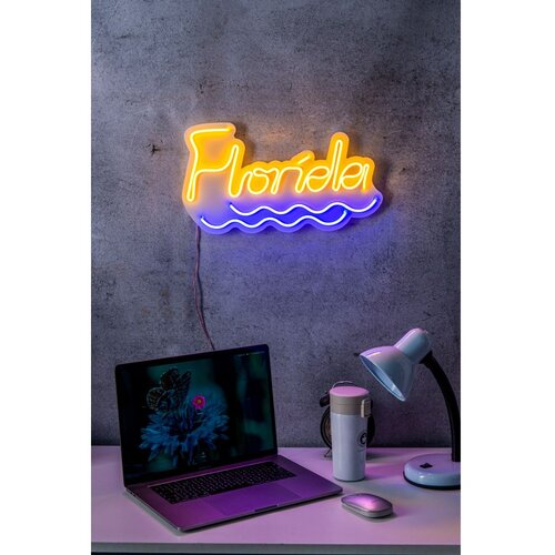 Wallity Zidna LED dekoracija Florida, IP67, 250 cm 12V, Žuta Slike