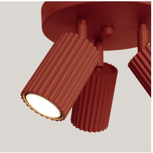 Nice Lamps Opečnato oranžna stropna svetilka Gleam &amp;ndash; Slike