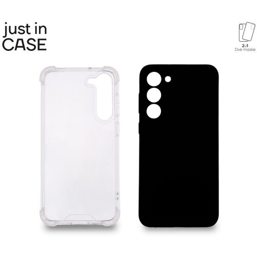 Just In Case 2u1 Extra case MIX paket CRNI za S23 Plus Slike