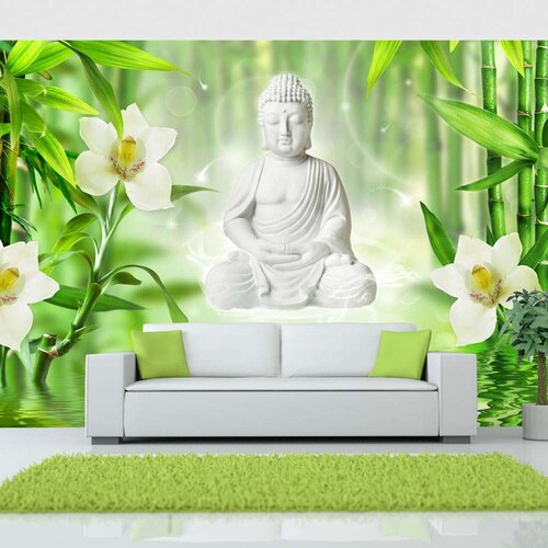  Samoljepljiva foto tapeta - Buddha and nature 147x105 Cijene